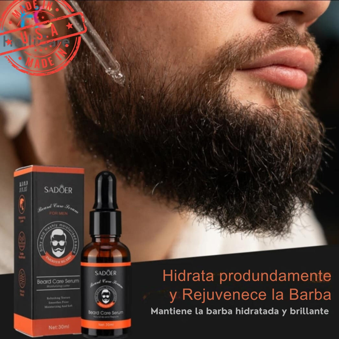 Serum Masajeador Para Cuidado y Crecimiento De la Barba (Envio gratis y Paga en Casa)